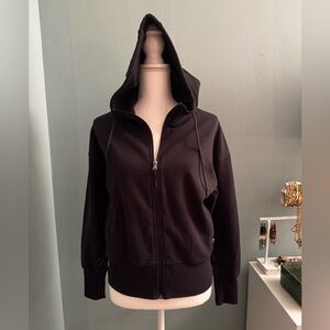 Old Navy Active Black Dynamic Fleece Hoodie Medium M